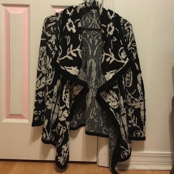 Black and White Cardigan