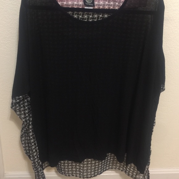 Black and white shirt