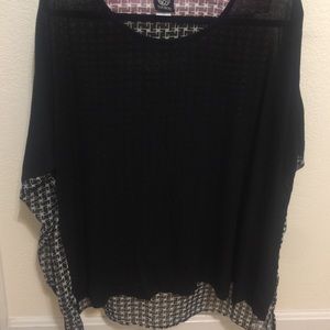 Black and white shirt