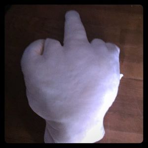 Middle finger emoji pillow 😃