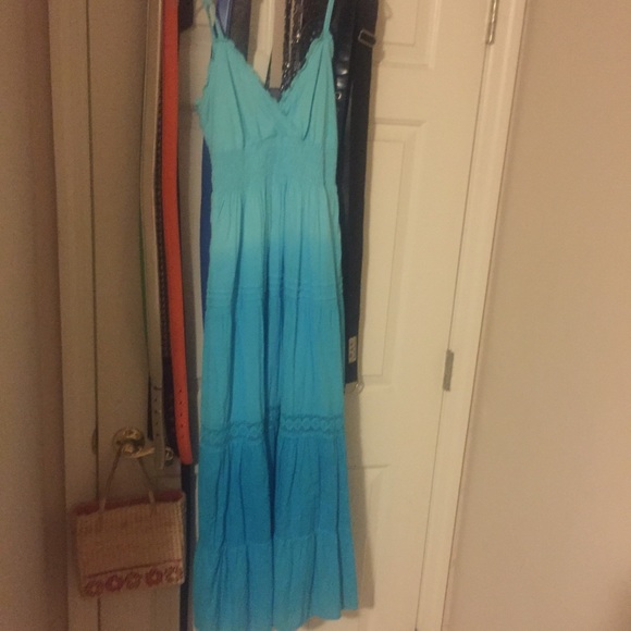 Blue sun dress