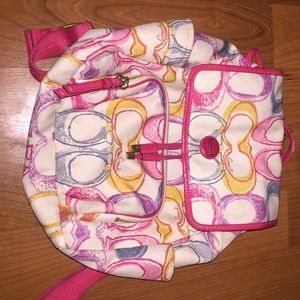 Coach backpack