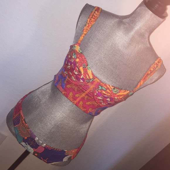 Maaji multi colored reversible bikini