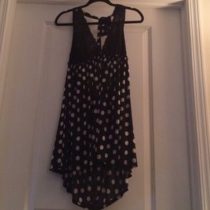 Light pink polka dot nighty