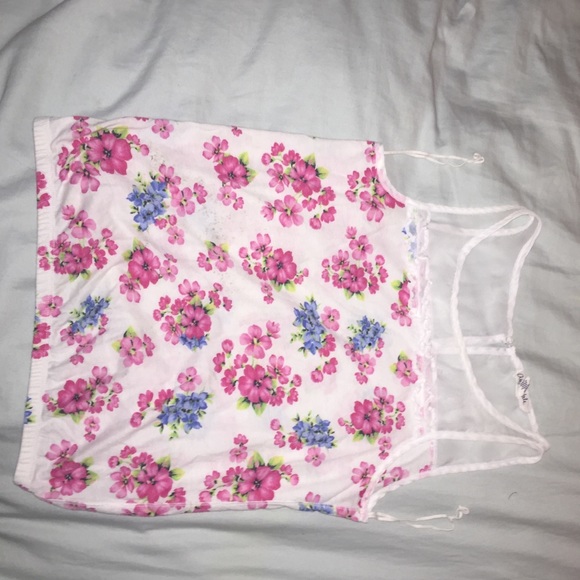 Floral tank top