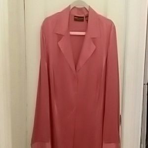 DANA BACHMAN 100% SILK BLOUSE SIZE 14