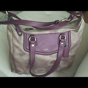 Coach Ashley Dotted OP Art Shoulder bag/satchel