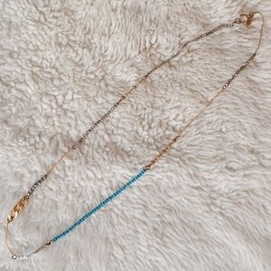 Juicy Couture Turquoise/Gold/Silver Necklace