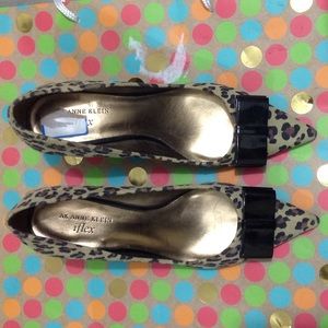 Suede shoes, leather upper