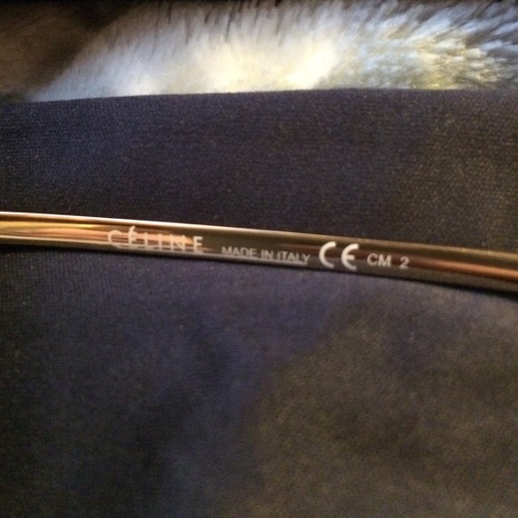 *sold* Authentic Celine Square Aviators - Picture 3 of 4