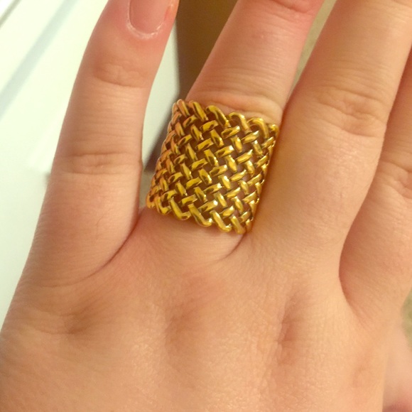 Gold plated ring