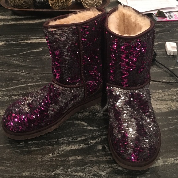 UGG Shoes - Uggs sequin boots sz 8