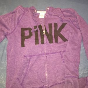 PINK Victoria Secret zip up hoodie