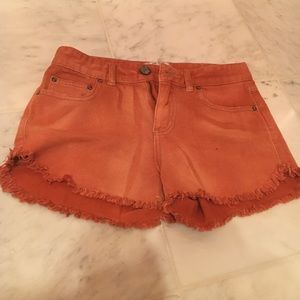 Free people jean shorts