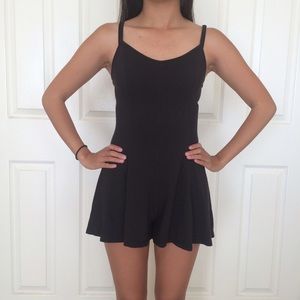 Fitted Black Romper