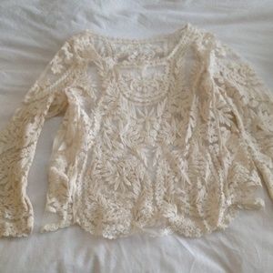 Lace long sleeve