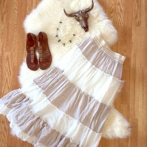NEW Anthropologie Boho Maxi Skirt