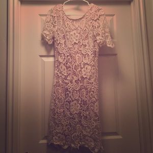 Forever 21. Cream lace dress. Size: Medium.