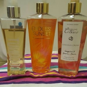 Body sprays used briefly