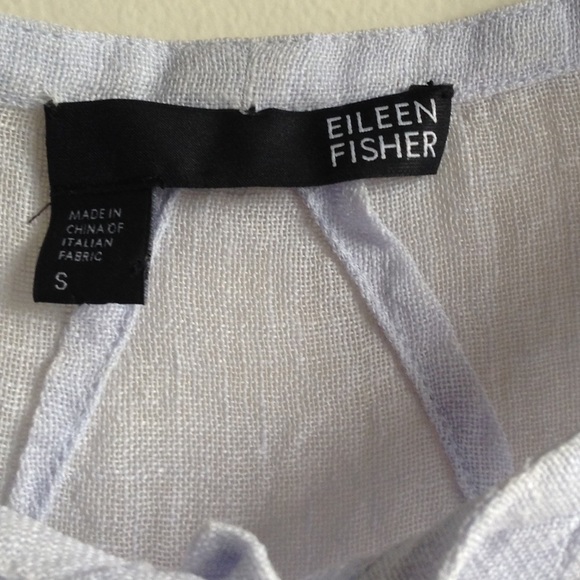 🚫SOLD LOCALLY🚫Eileen Fisher linen top - Picture 4 of 4