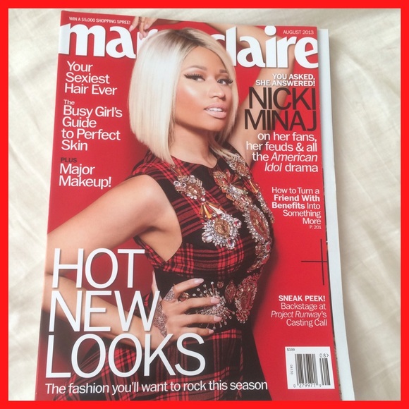 🍒 Nicki Minaj aug 2013 MARIE CLAIRE issue!
