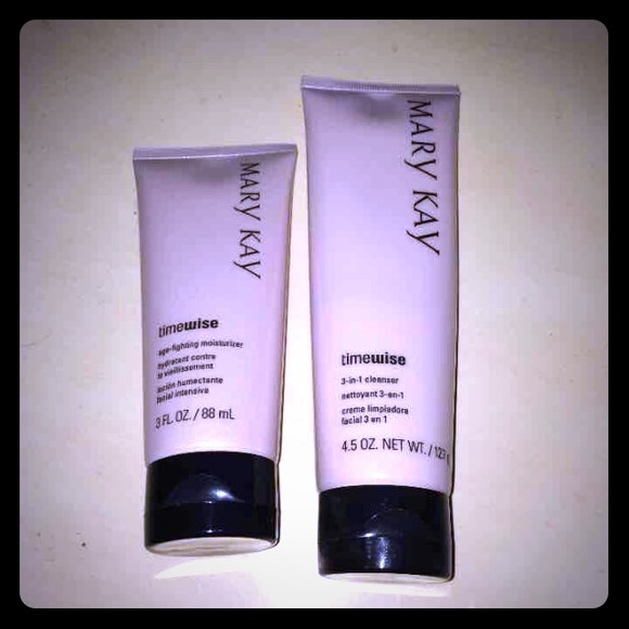 Mary Kay timewise face wash and moisturizer