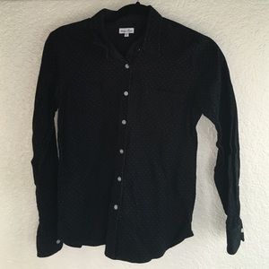 Corduroy Polka Dot Button Down