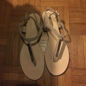 CALVIN KLEIN NUDE SANDALS