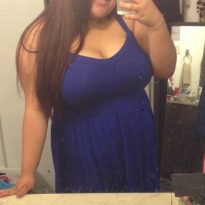 Cross back Mid Dress