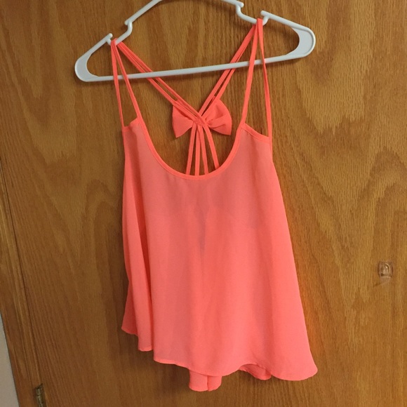 Coral tank top