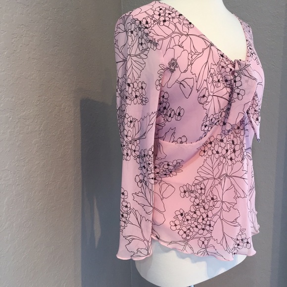 Worthington Tops - Worthington Pink and Black Top Size 8 🛍