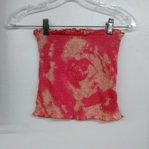 Pink and bleached the dye tube top