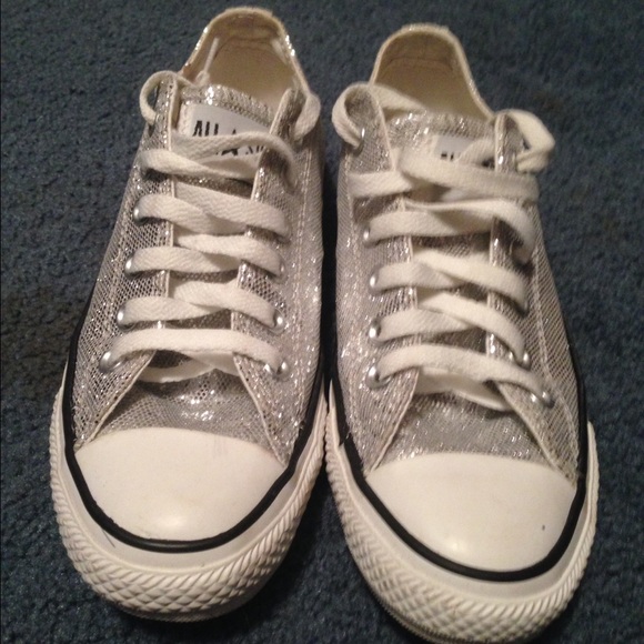 Converse Chuck Taylor All Star Lo Silver Sneaker