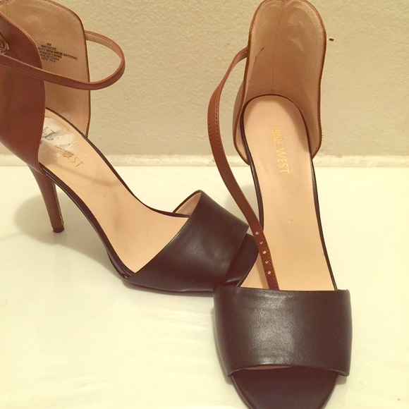 Strappy high heels
