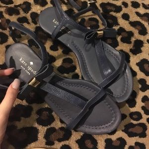 BRAND NEW NAVY KATE SPADE SANDALS
