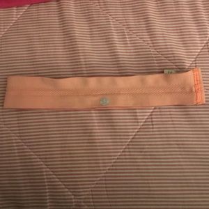 PEACH LULU LEMON HEADBAND