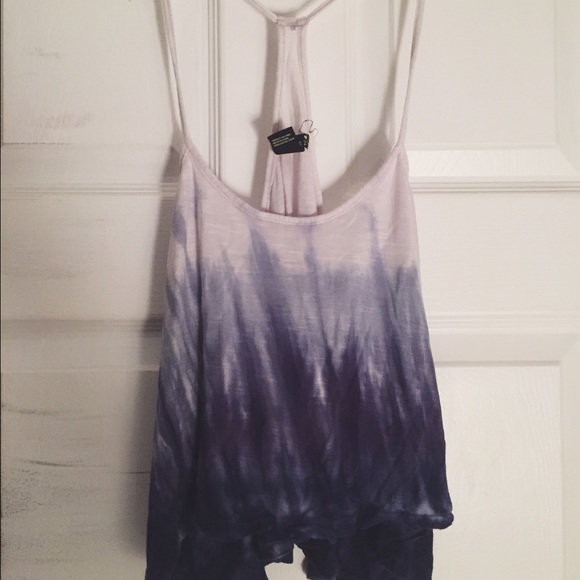 Forever XXI Tie Dye Cropped Tank Top