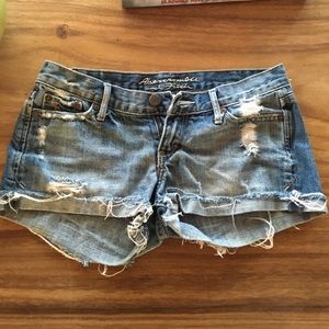 Abercrombie and Fitch Denim Shorts- 0