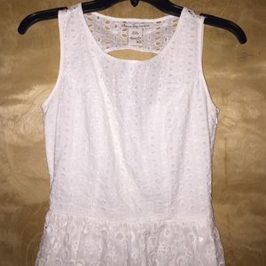 American Rag White Eyelet Dress
