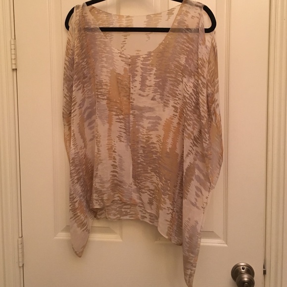 Club Monaco sheer blouse