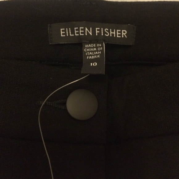 REDUCED - Eileen Fisher Black Skinny Jeans - Picture 3 of 4