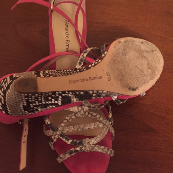 Authenticalexander Birman Python Sandals - image 4