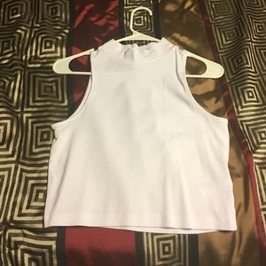 High neck crop top
