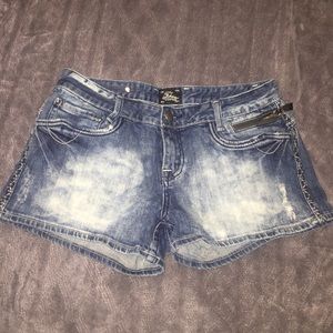 Express jean shorts