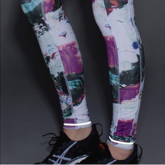 Lululemon NWT pigment wave speed tights - Picture 3 of 4