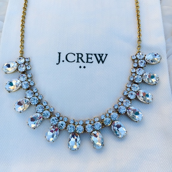 🎀HP🎀 J Crew Crystal Gemstone Statement Necklace - Picture 2 of 4