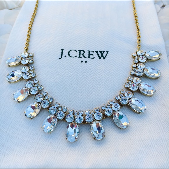 🎀HP🎀 J Crew Crystal Gemstone Statement Necklace - Picture 3 of 4