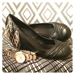 Black Aldo Professional Wedge Heel