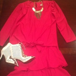 Magenta dress