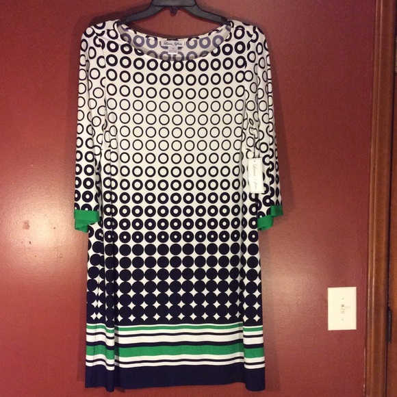 Laura Jeffries Missy Dresses & Skirts - Circles and Stripes Dress